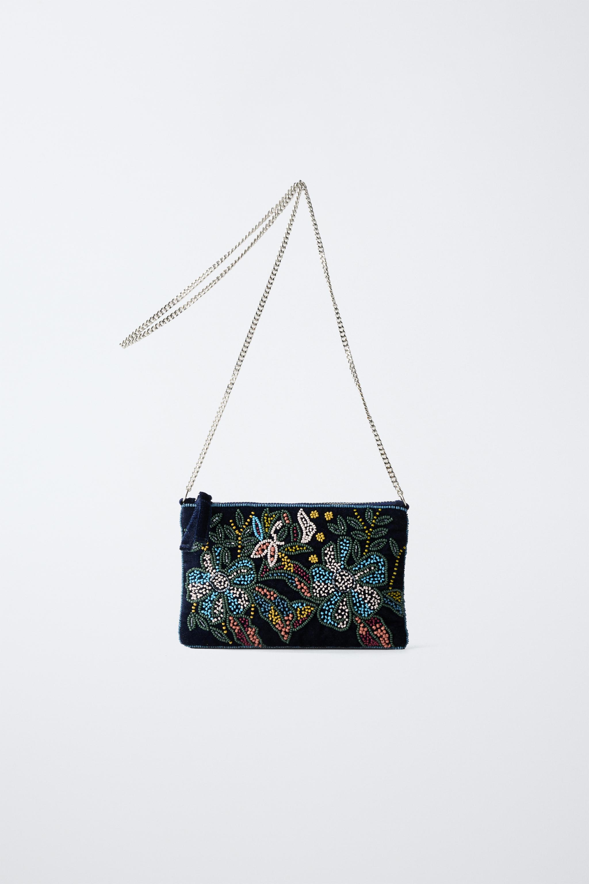 ビーズ付きクロスボディバッグ - ブラック | ZARA Japan / 日本