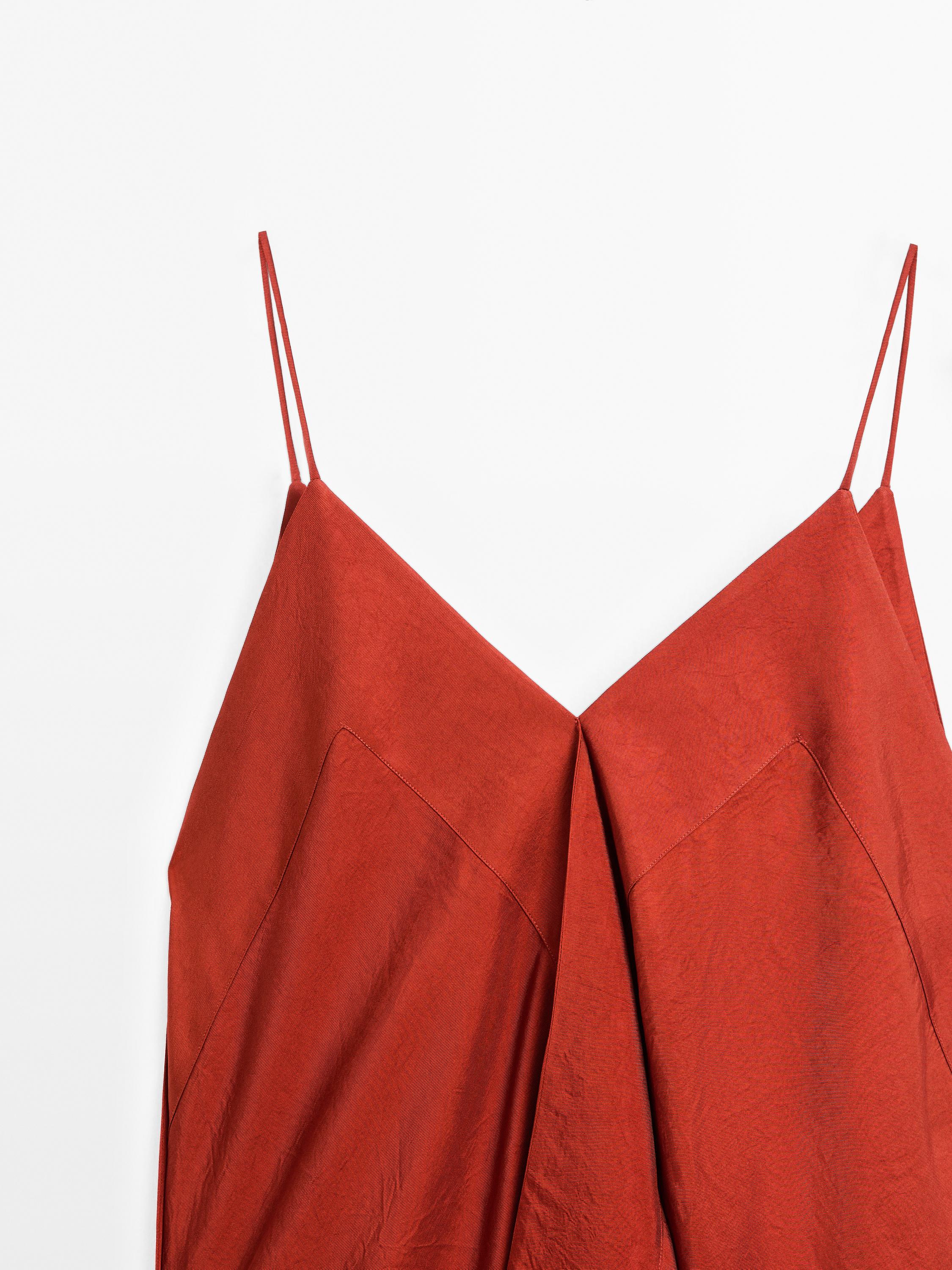 Robe midi fluide à volants