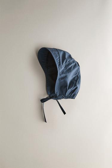 BONNET BÉBÉ PLAGE - Bleu marine de Zara - Image 1