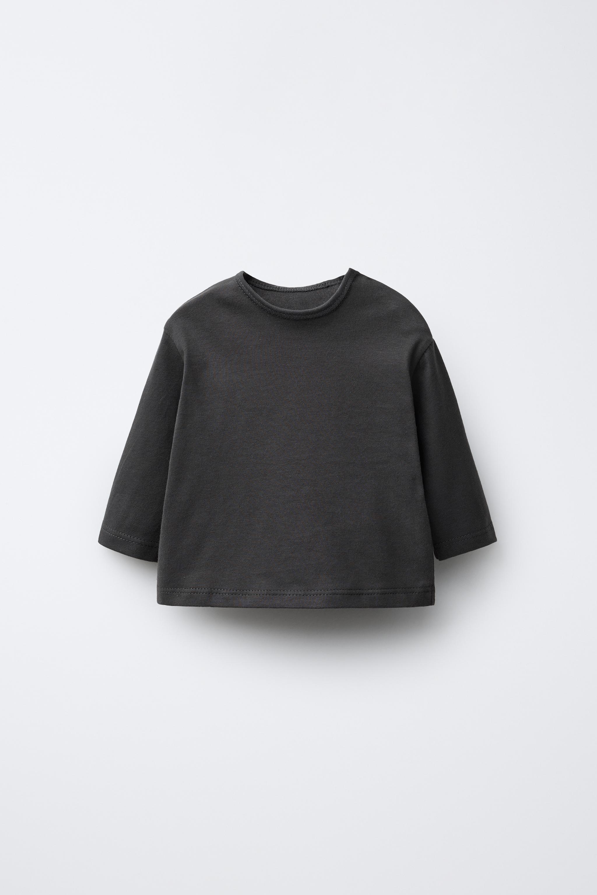 トップス long tshirt zara VISCOSE LINEN T-SHIRT - Fuchsia | ZARA United States