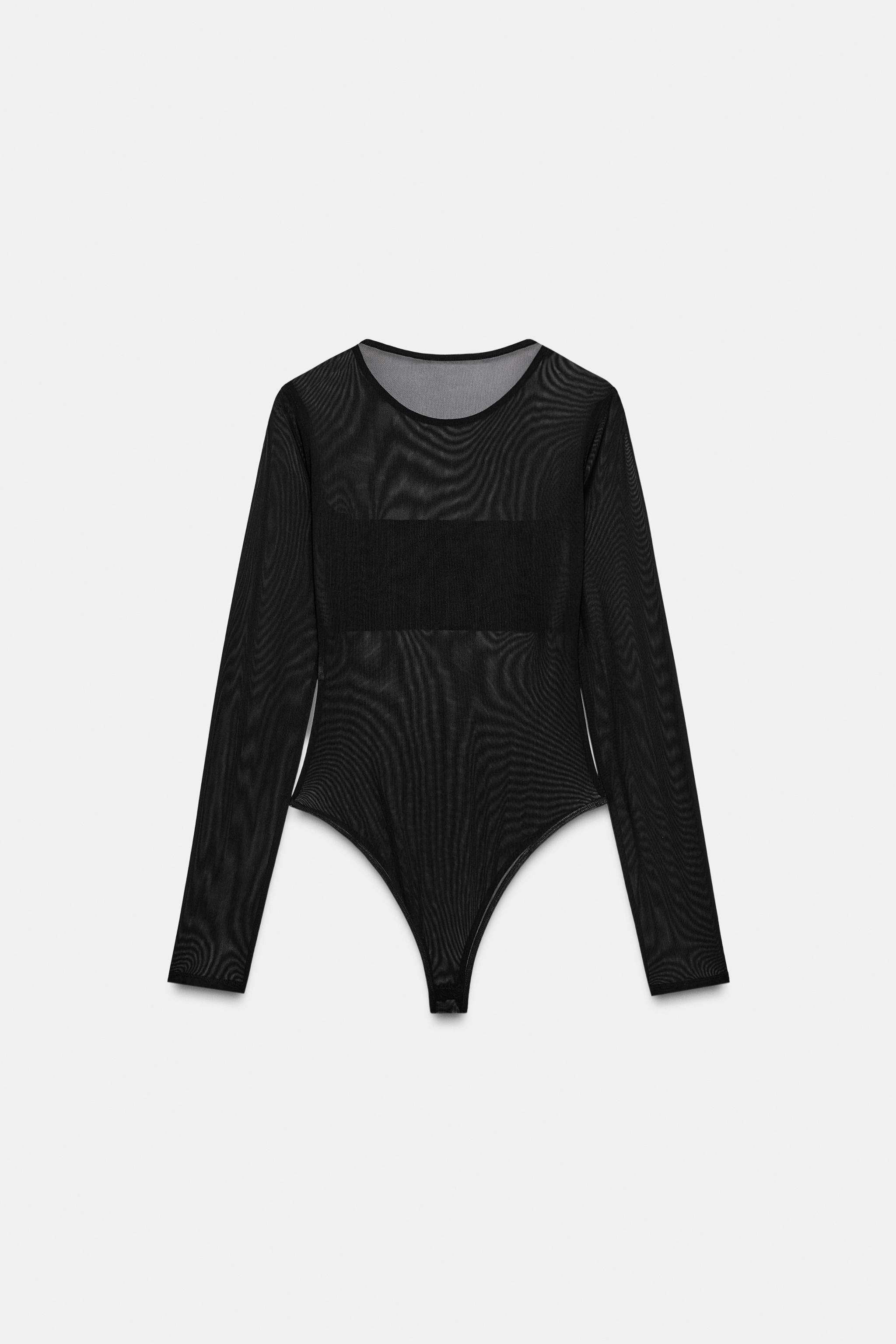 COMBINATION TULLE BODYSUIT