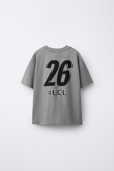 UEFA CHAMPIONS LEAGUE ® PRINTED T-SHIRT - Grey by Zara - Image 1