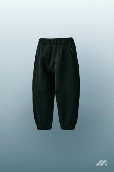 Zara INTERLOCK LOGO JOGGERS - Black