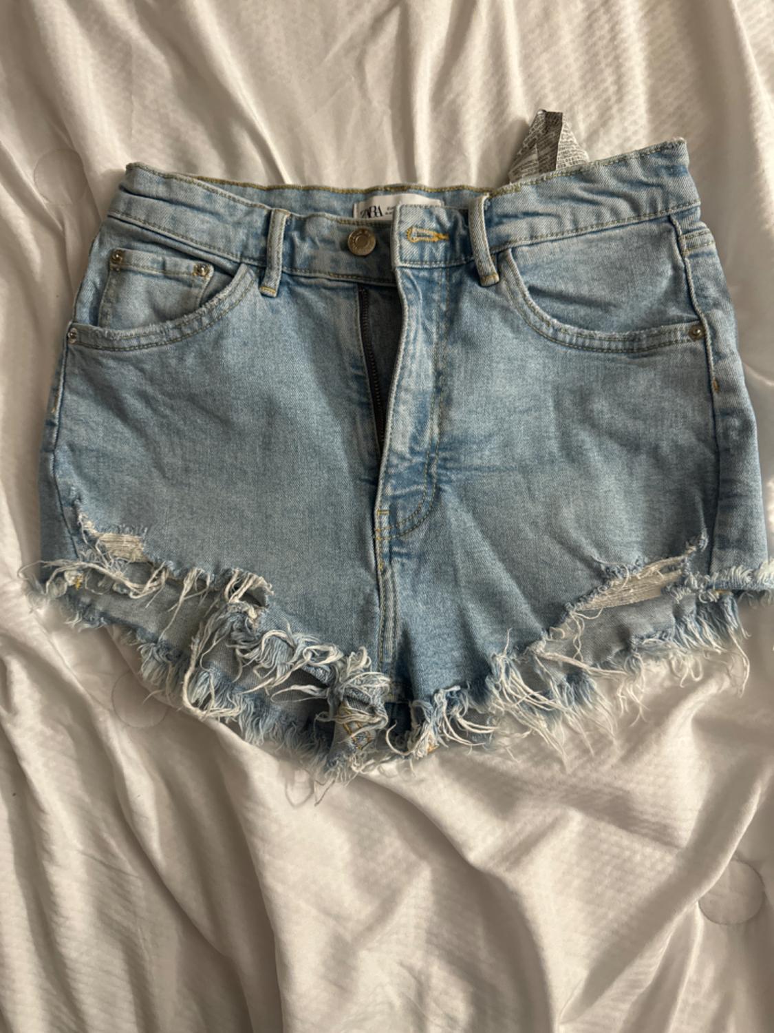 SHORTS DENIM HI RISE