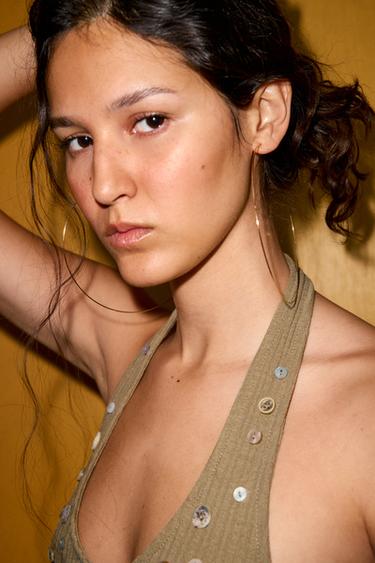 FINE MAXI HOOPS - Golden by Zara - Image 1