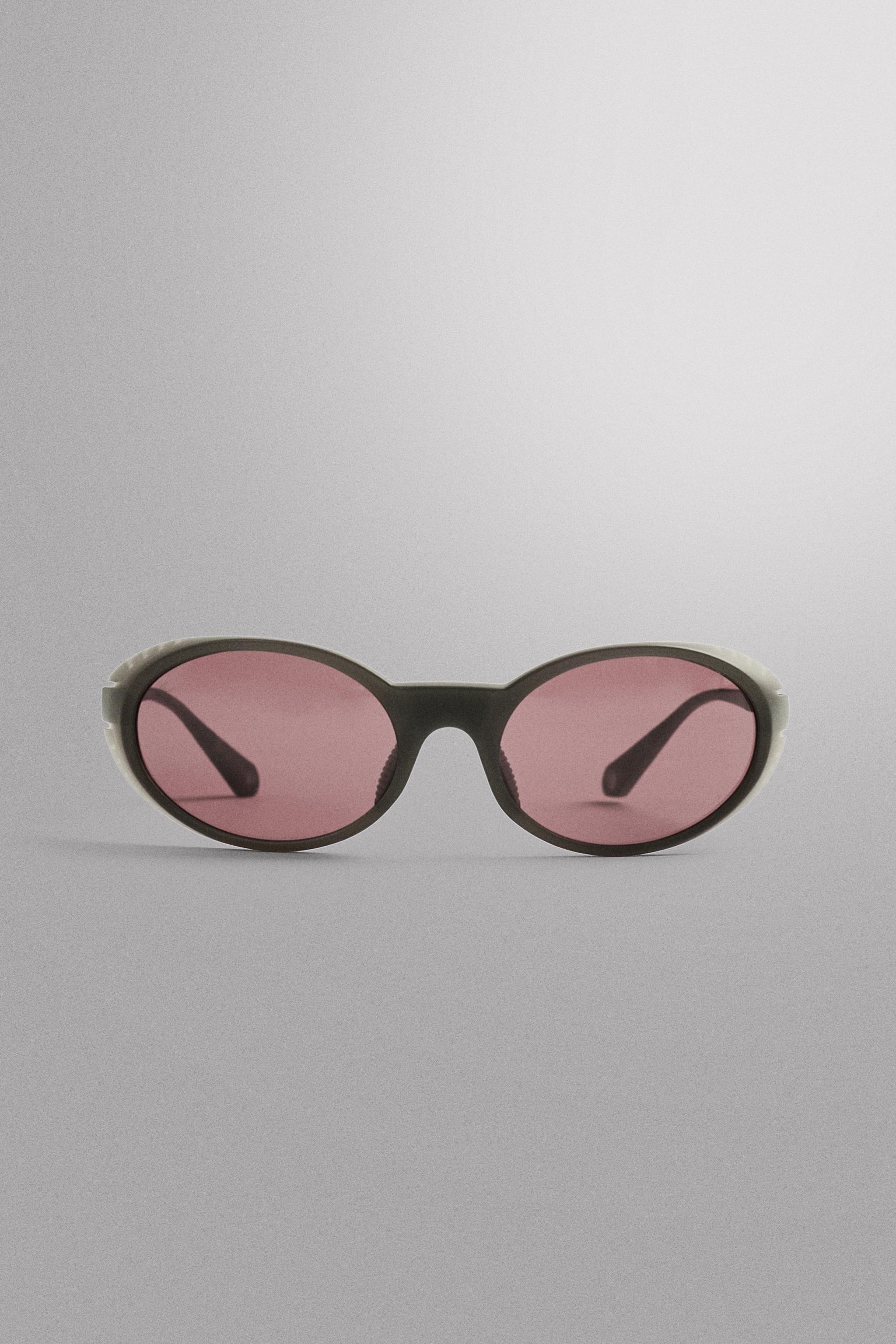 FEVER RIDAR© X ZARA SPORTS SUNGLASSES — Brown / Taupe