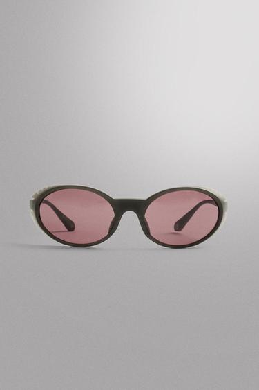 FEVER RIDAR© X ZARA SPORTS SUNGLASSES — Brown / Taupe 1