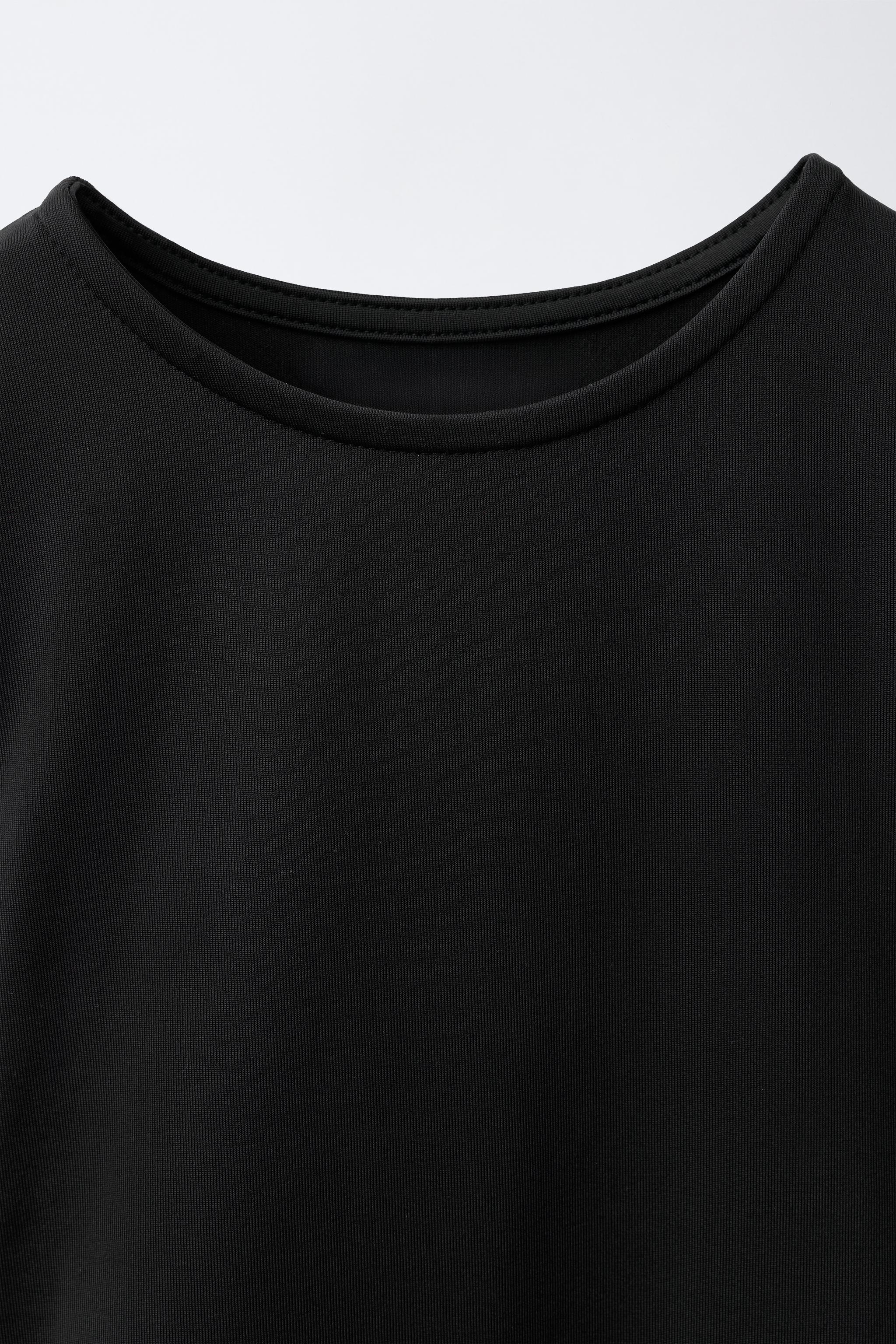 SHORT-SLEEVE POLYAMIDE BODYSUIT