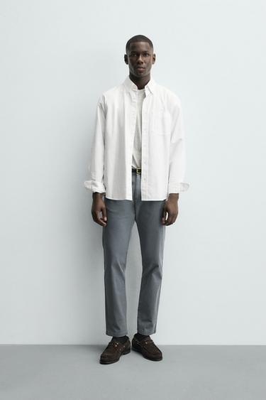PANTALÓN CHINO SKINNY FIT - Gris medio de Zara