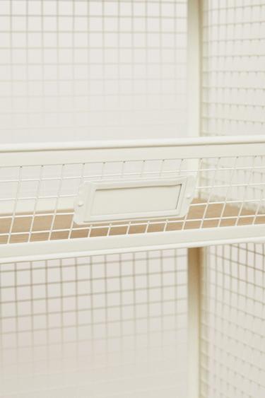 STORAGE UNIT WITH SHELVES - Light beige by Zara - Image 5