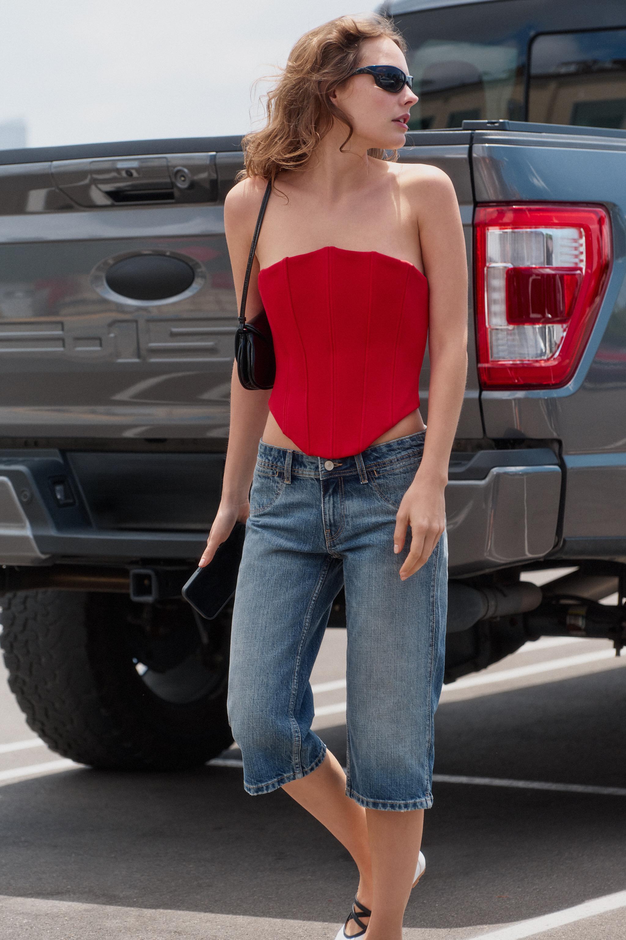 BACK TIE CORSET TOP