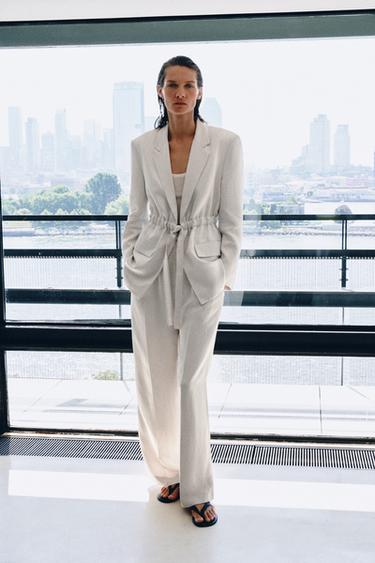 ZW COLLECTION FLOWING TROUSERS - Ice by Zara