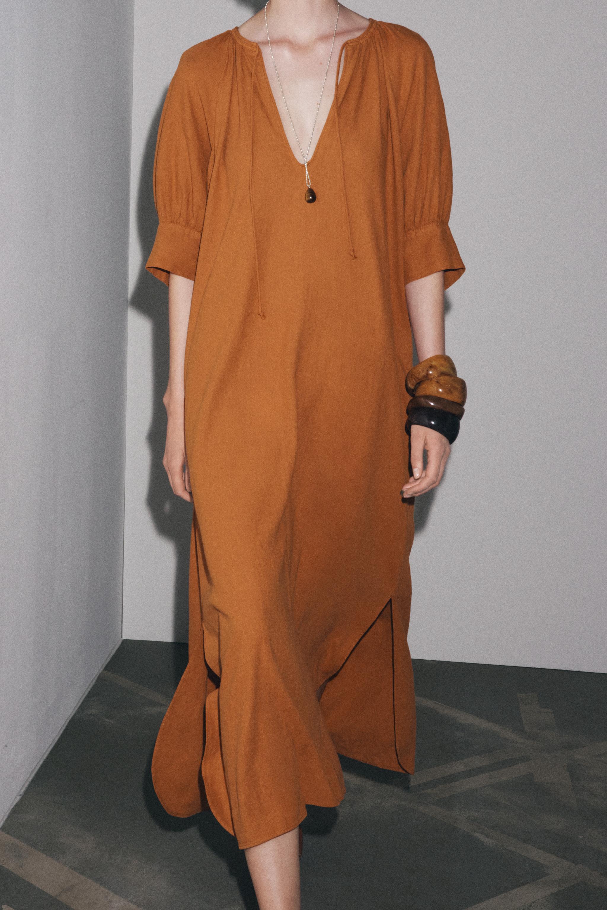 ROBE TUNIQUE AVEC LIN ZW COLLECTION