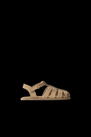 CANGREJERA PIEL - Marrón de Zara - Imagen 0