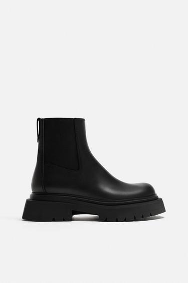 Zara THICK CHELSEA BOOTS - Black - Image 0