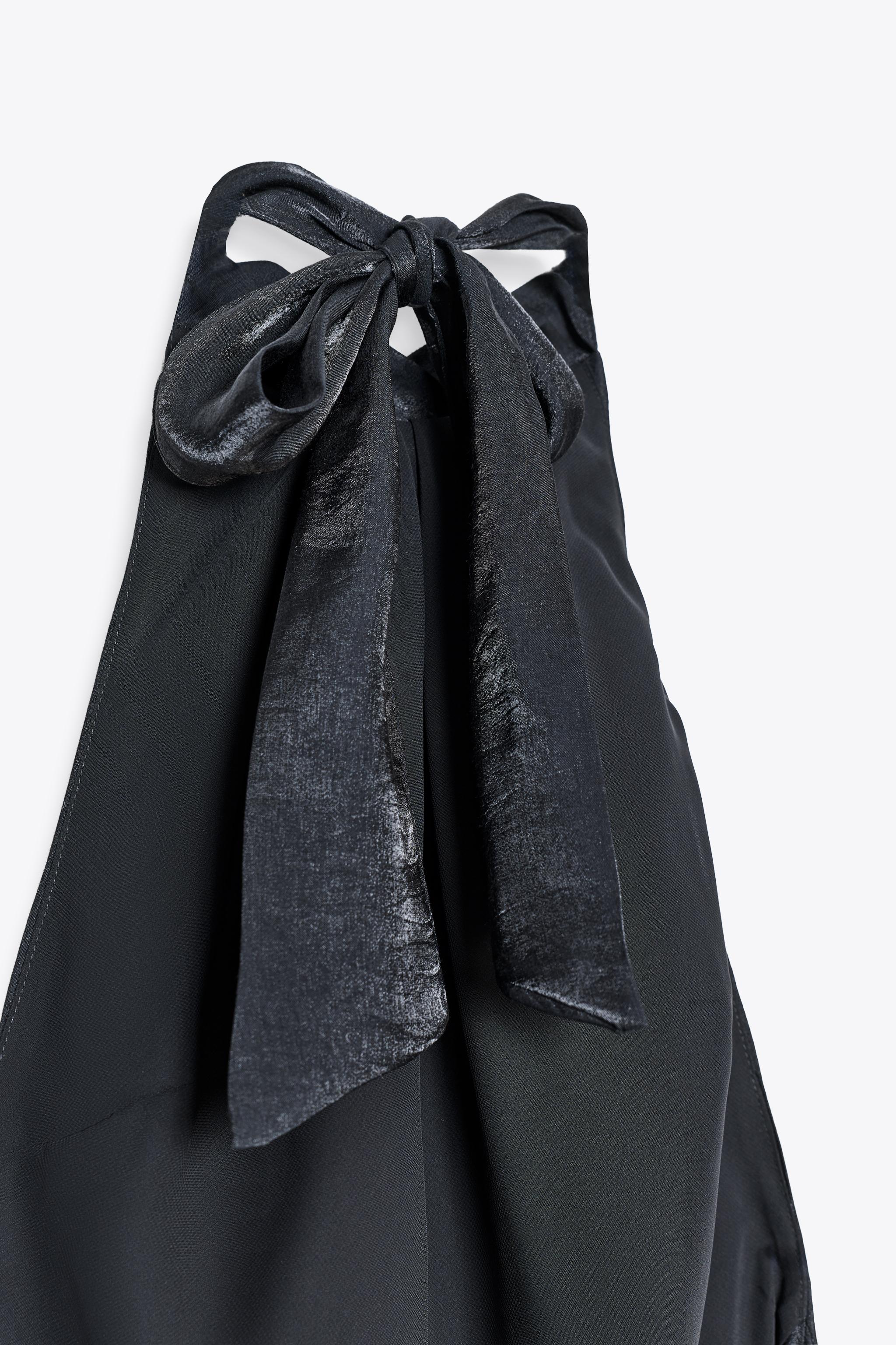 HALTER MIDI DRESS