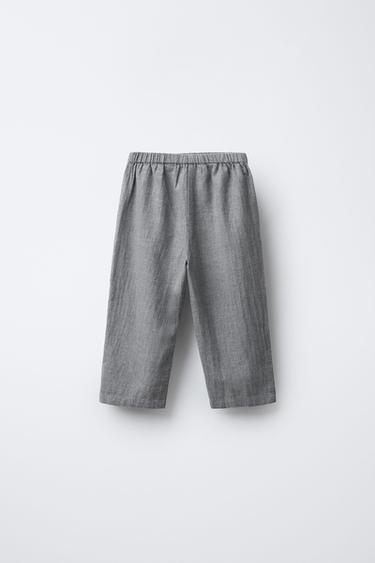 2-6 YEARS / STAND COLLAR PYJAMAS - Grey marl by Zara - Image 3