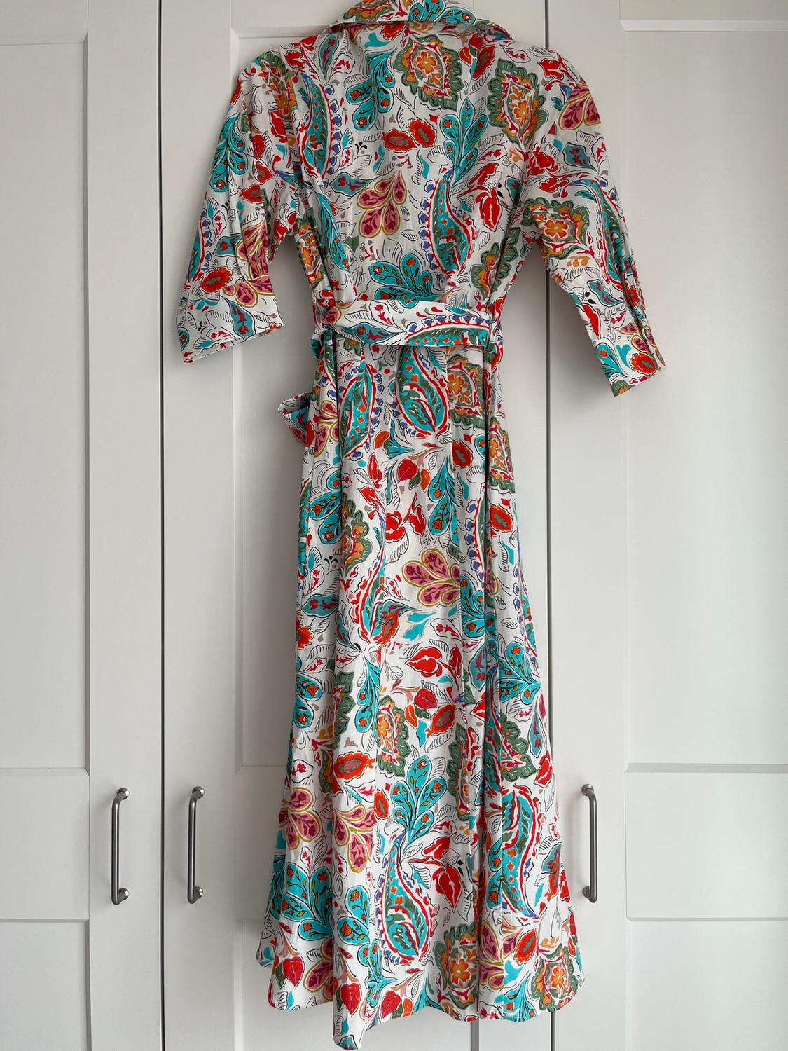 PRINTED POPLIN DRESS - Image 2
