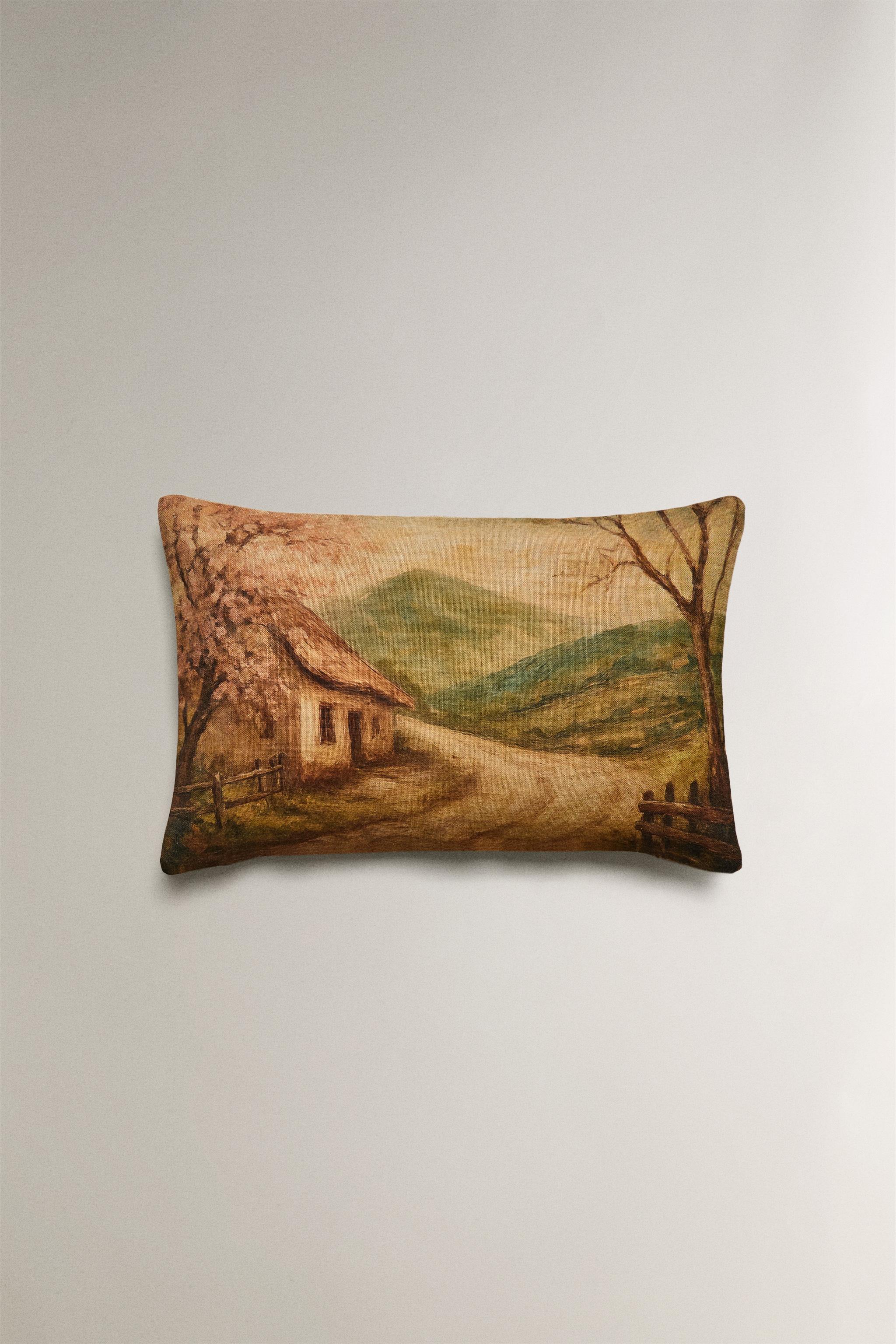 HOUSE THROW PILLOW COVER
