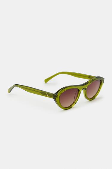 LUNETTES DE SOLEIL ŒIL-DE-CHAT - Vert de Zara - Image 6
