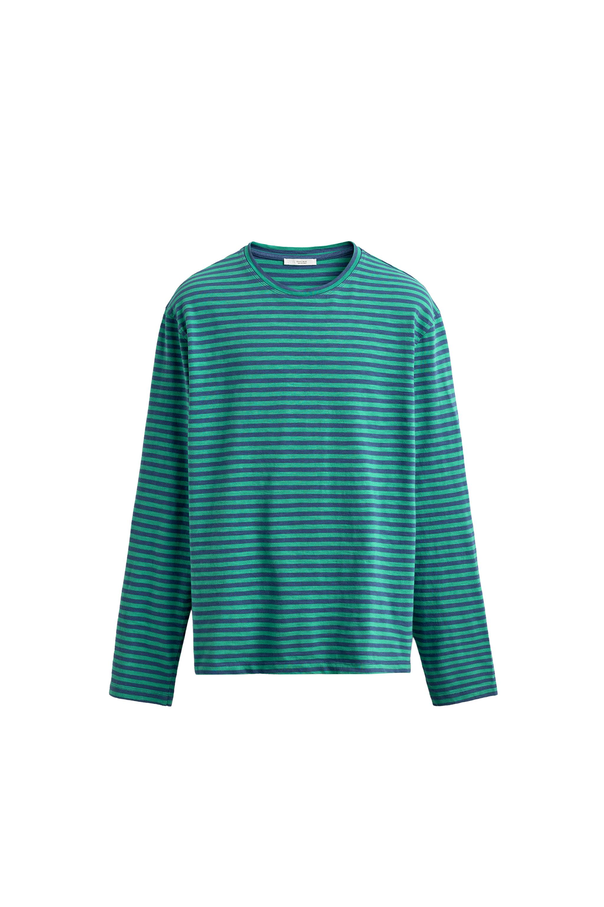 CAMISETA RELAXED FIT JACQUARD RAYAS