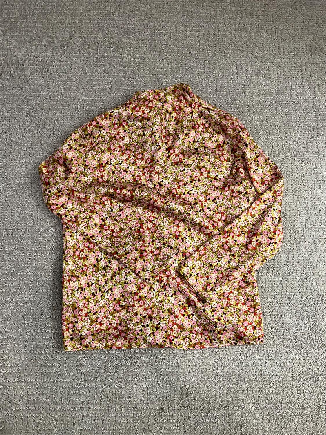 FLORAL DRAPED TOP - Image 2