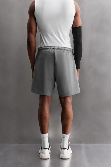 JOGGER SHORTS - Grey marl by Zara - Image 2