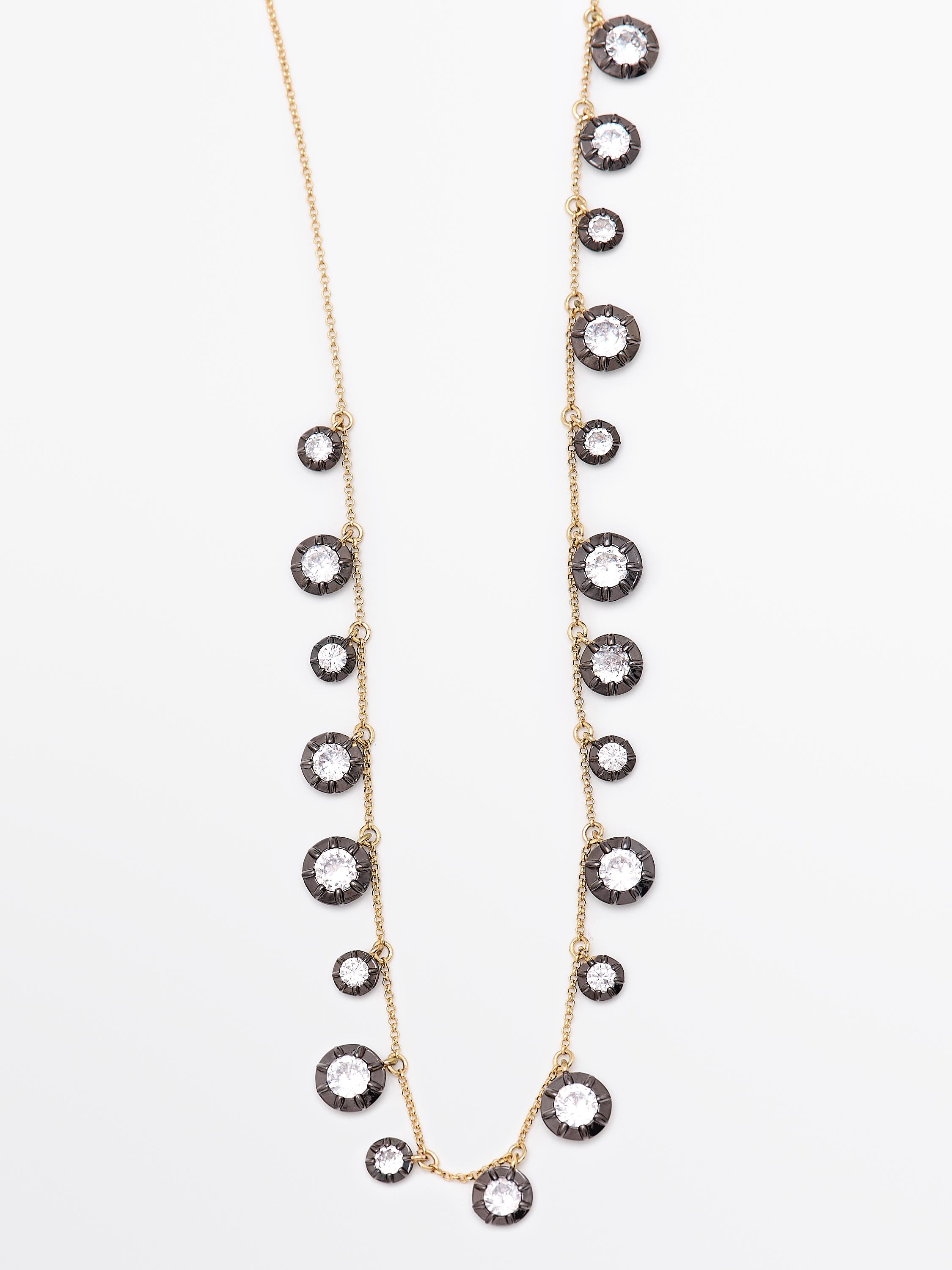 Antique rhinestone necklace