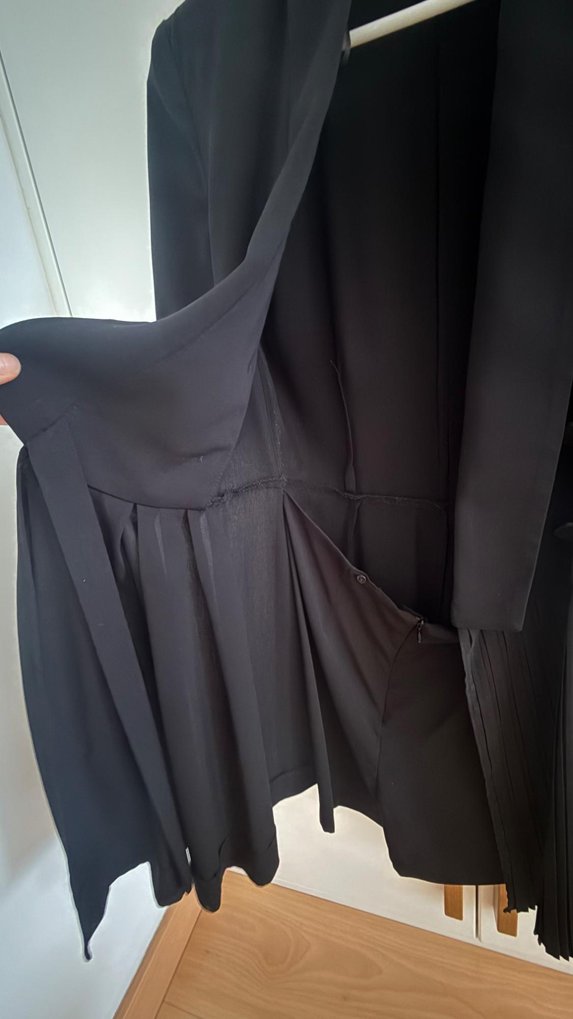 PLEATED BLAZER PLAYSUIT DRESS - Image 4