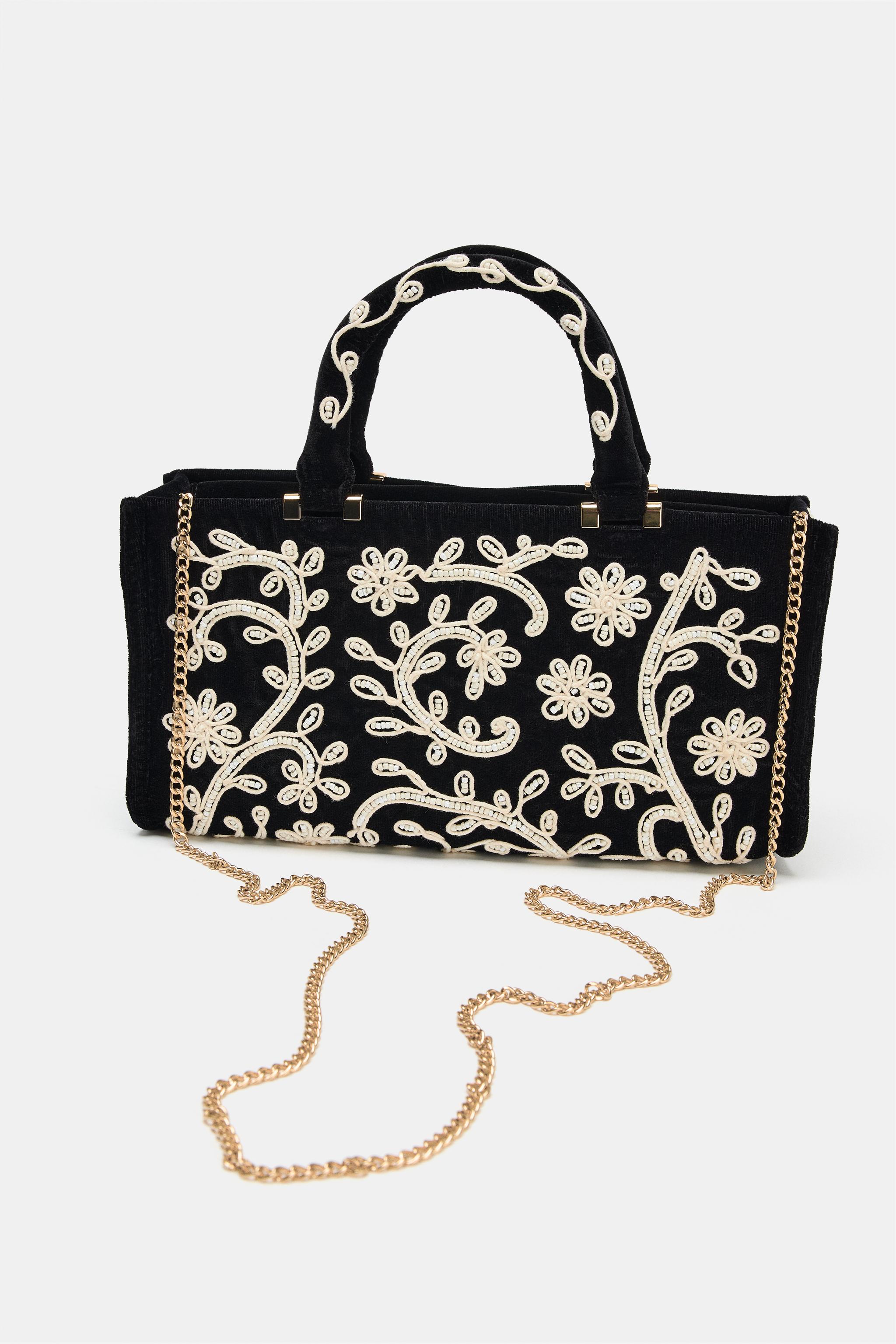 EMBROIDERED CITY BAG