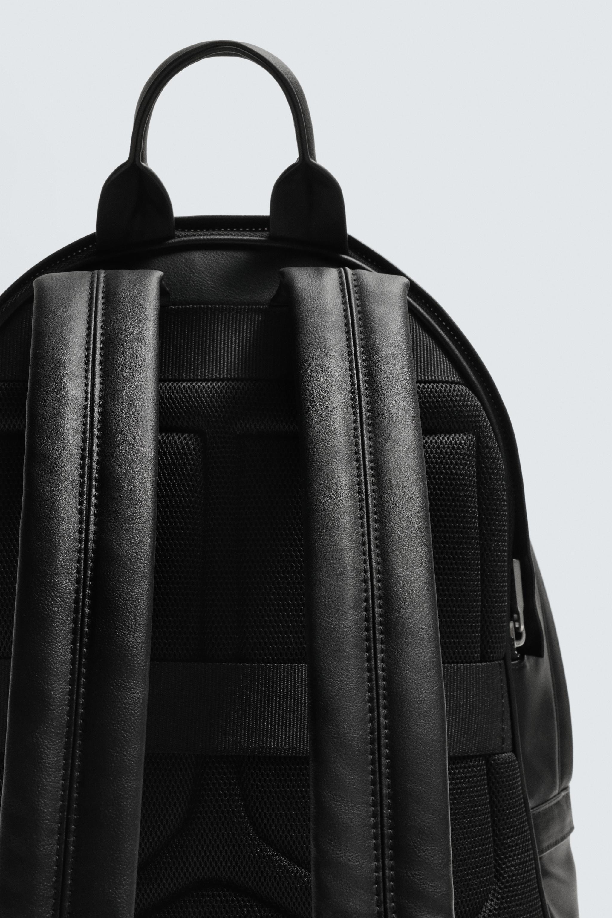 TEXTURED BACKPACK - Black | ZARA United States