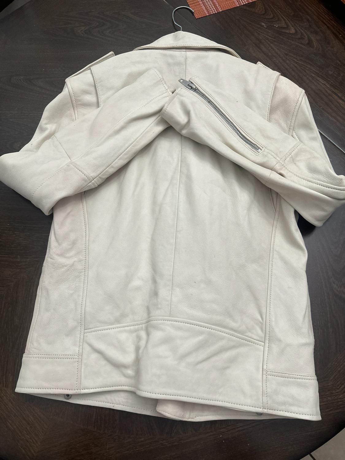 LEATHER BIKER JACKET - Image 2
