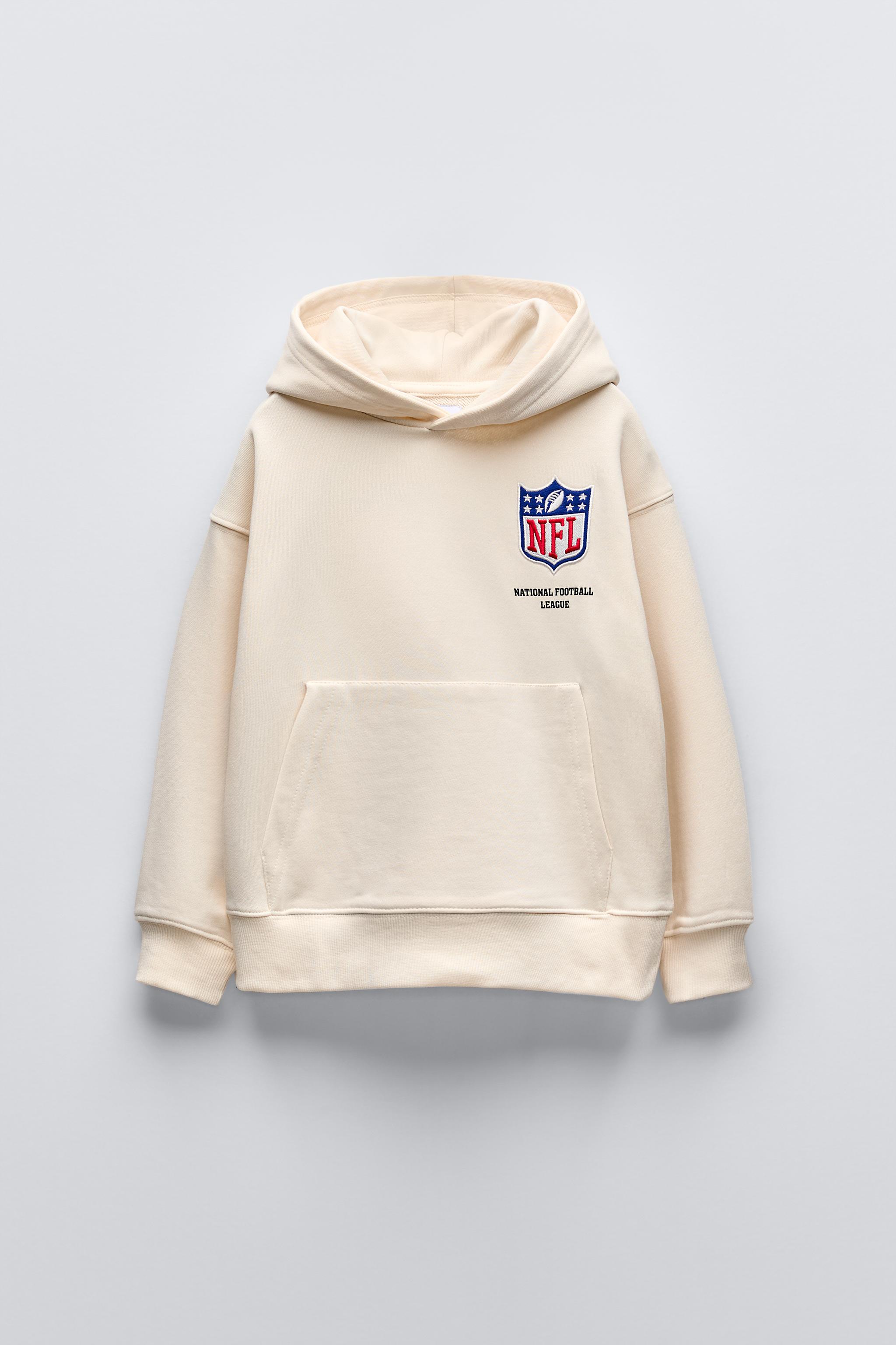 Zara Hoodie Nfl En Crudo 11 12 Anos 152 Cm Ninos