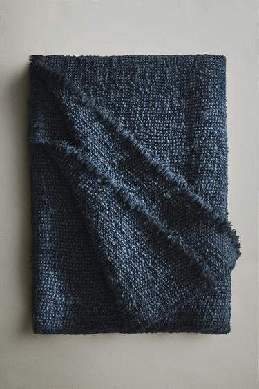 WOOL THROW X SOCIETY LIMONTA - Blue by Zara - Image 4
