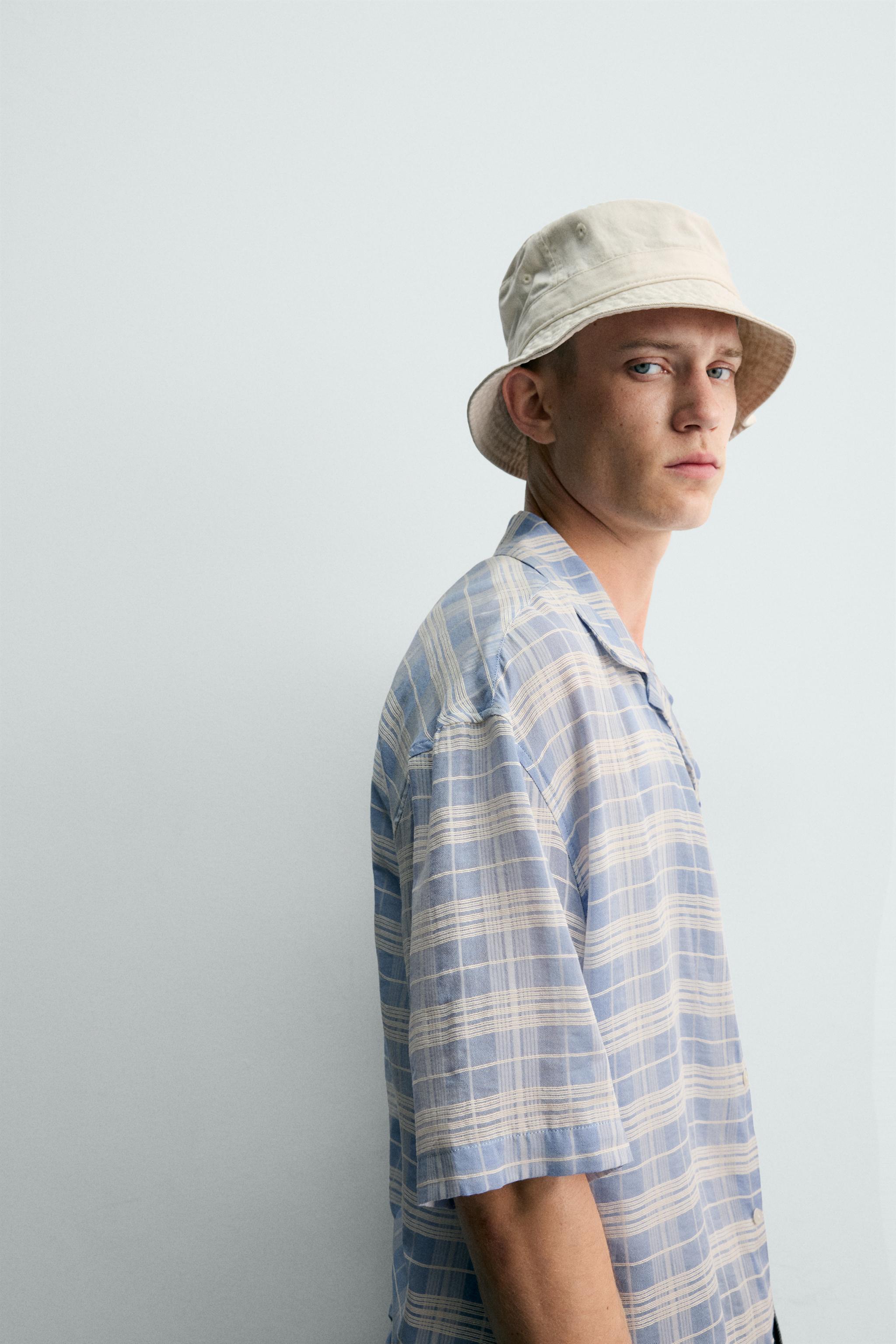 CHEMISE EN JACQUARD À CARREAUX