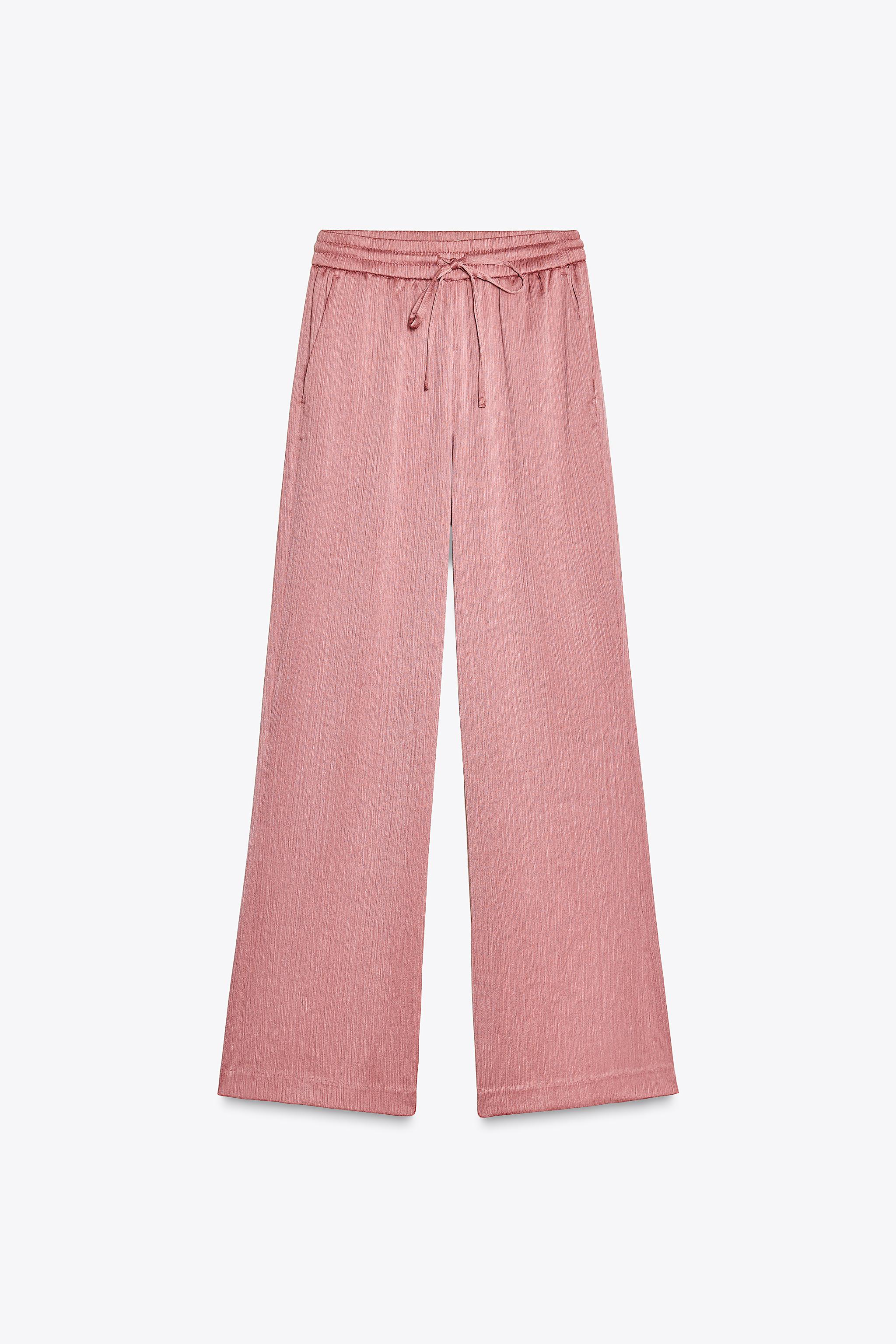 しわ加工入りパンツ - マルサラ | ZARA Japan / 日本