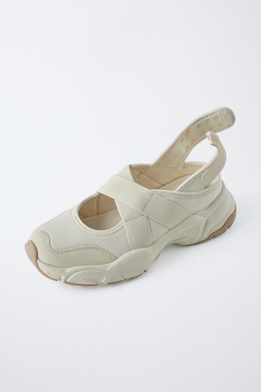 TENNIS DE SPORT OUVERTE - Blanc de Zara - Image 2