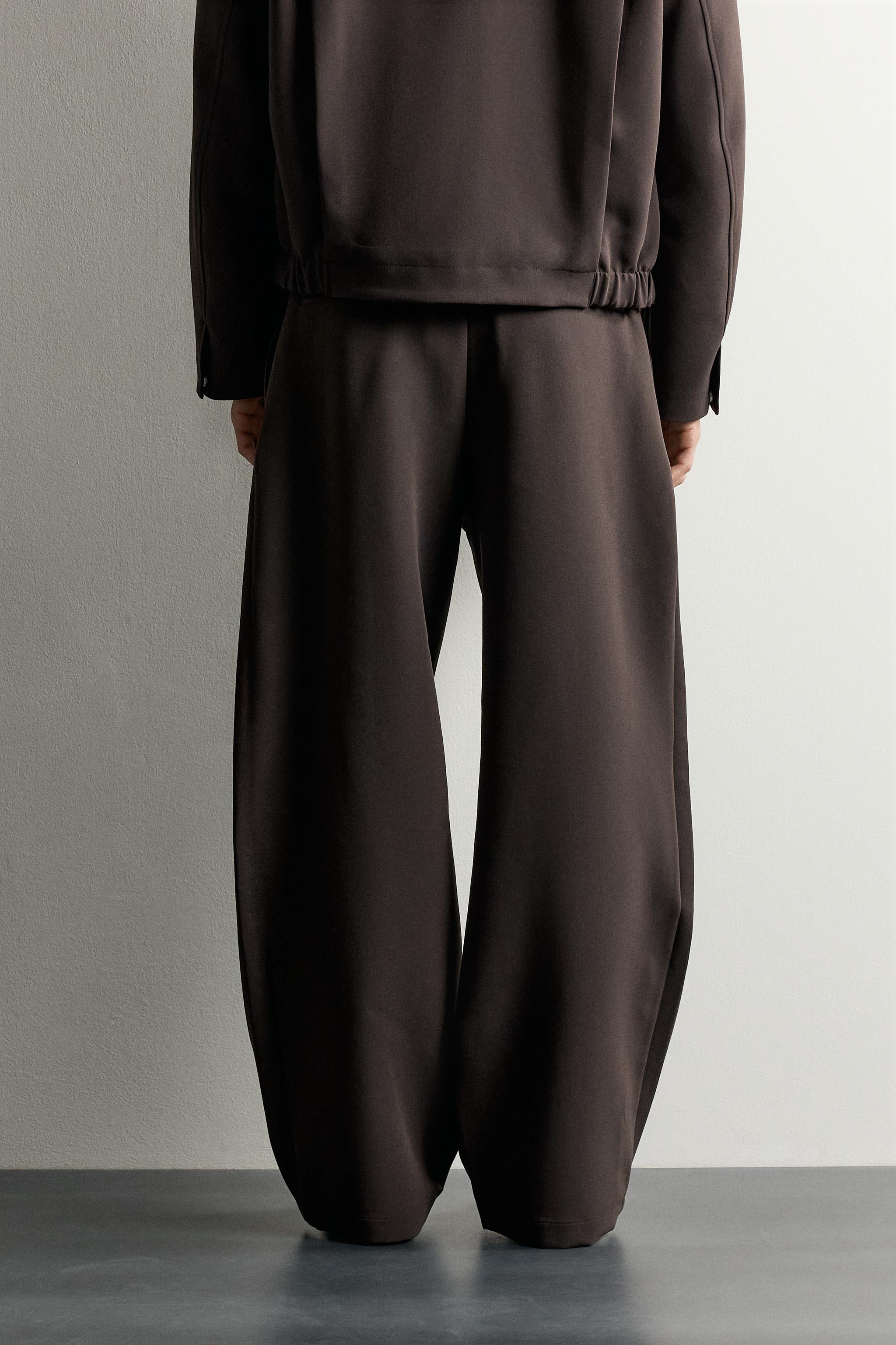 PANTALON COUPE LARGE PLIS LATÉRAUX