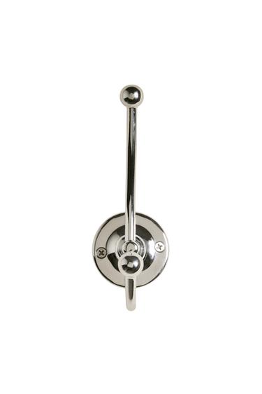 SHINY METAL HANGER - Silver by Zara