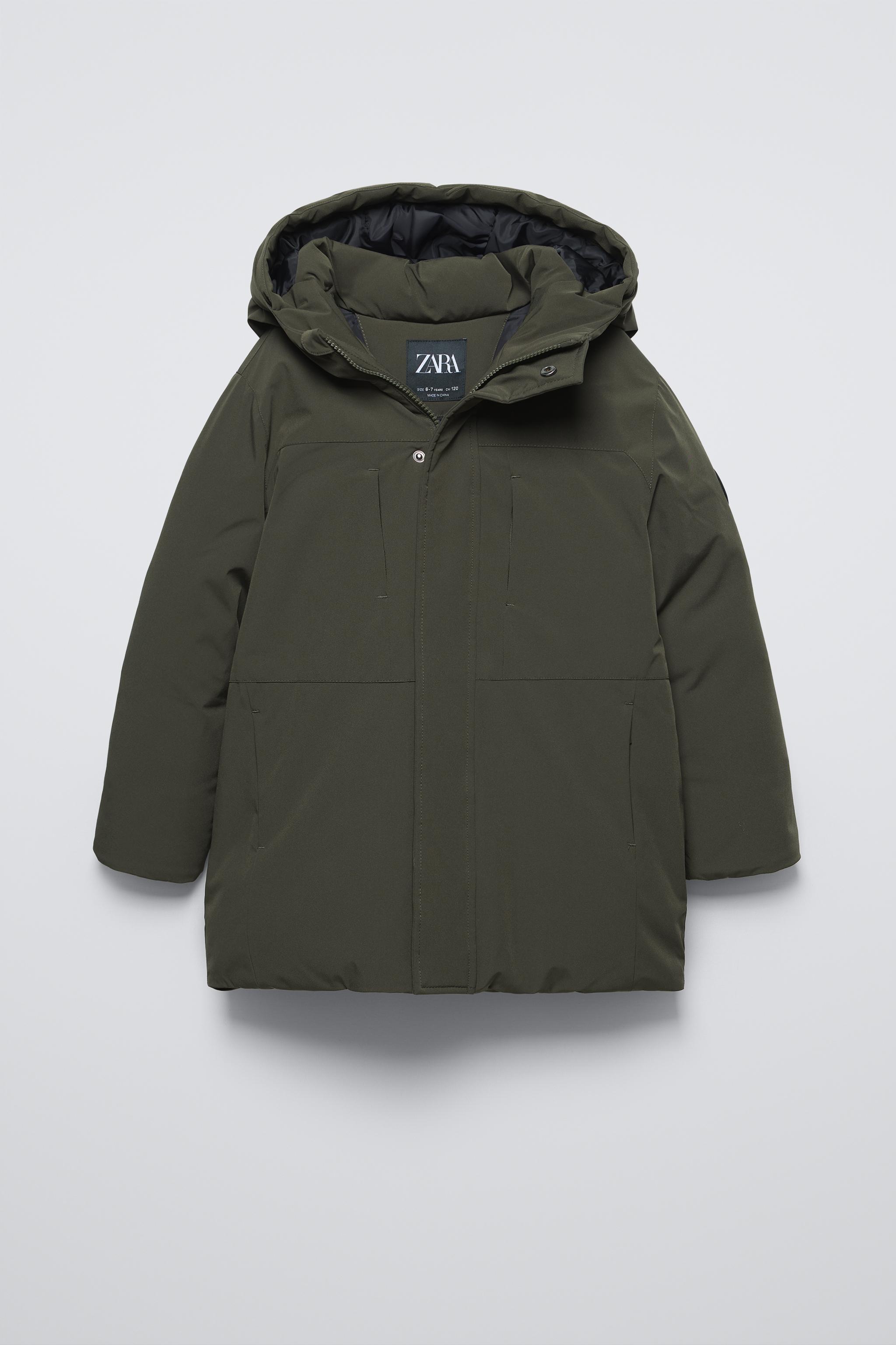 Puffer parka zara hotsell