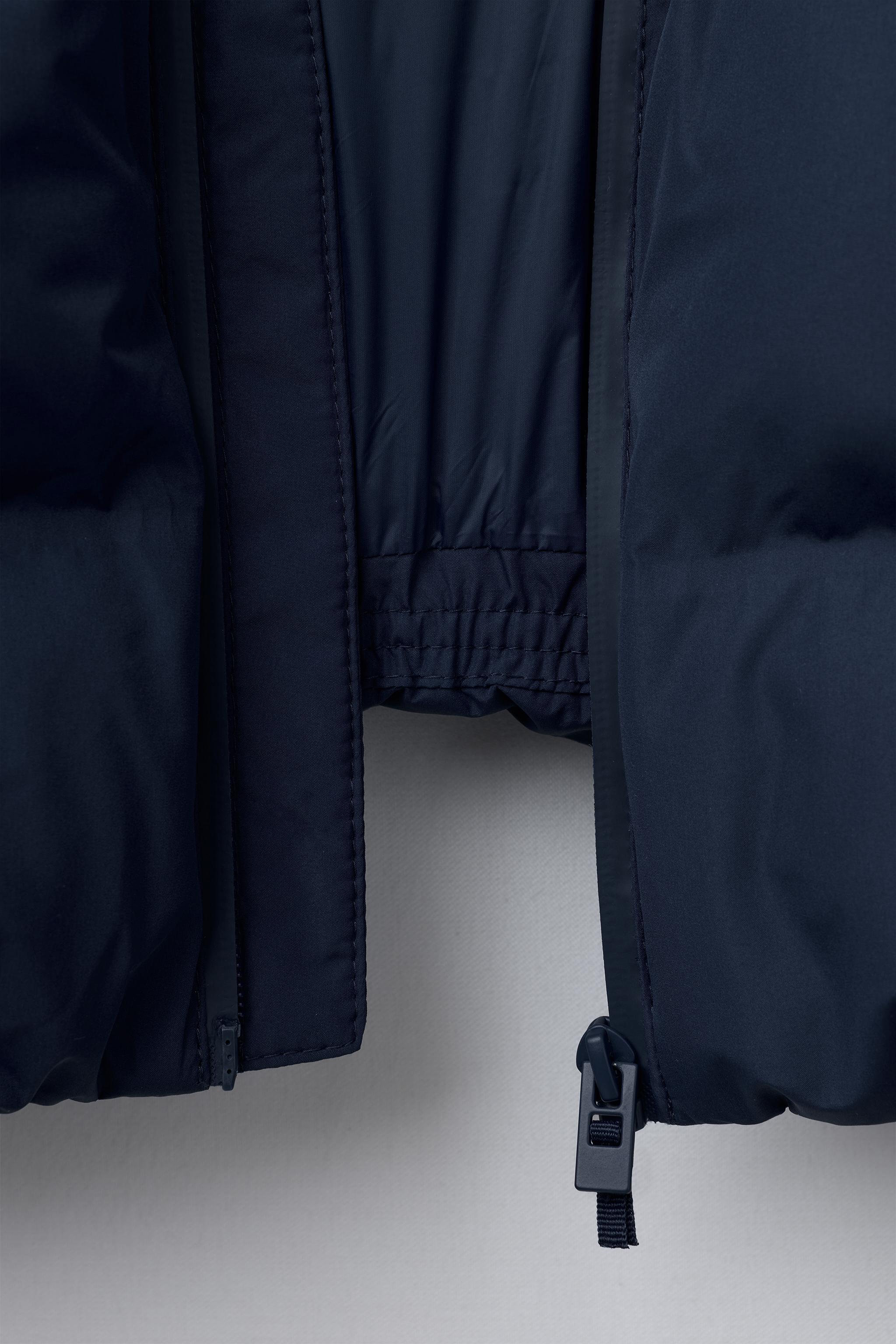 WATER REPELLENT PUFFER COAT WITH LABEL