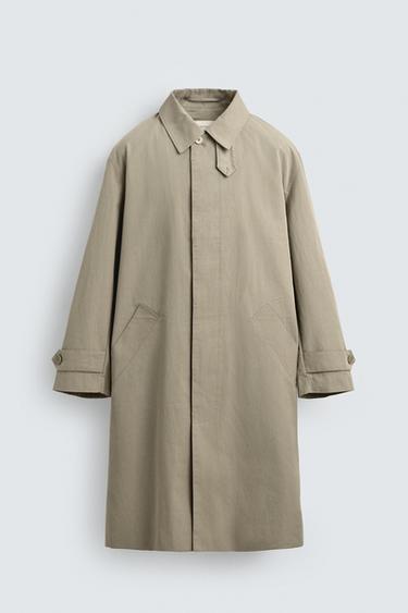 Zara WATER REPELLENT TRENCH COAT - Light beige