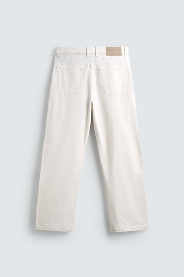RELAXED FIT JEANS - White by Zara - Image 7