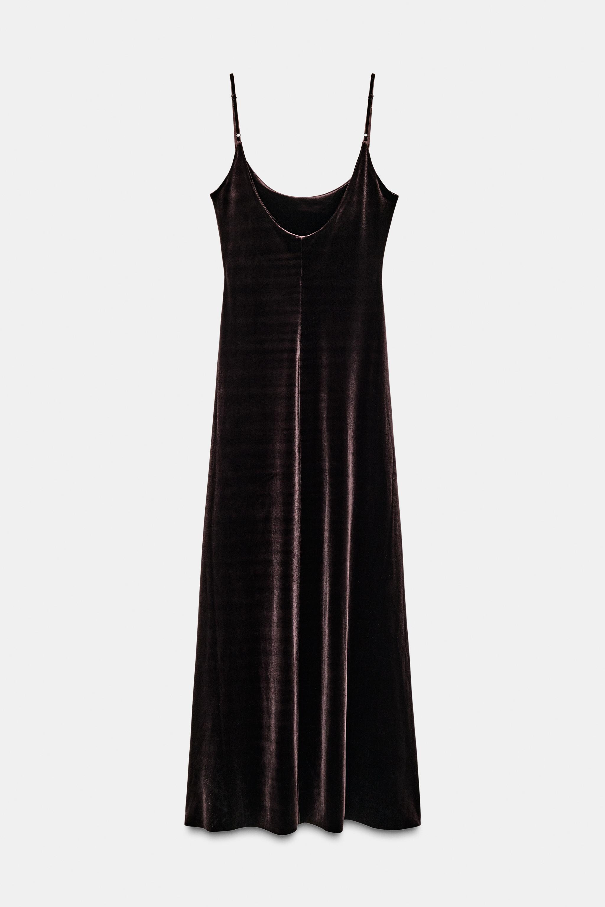 LONG VELVET DRESS