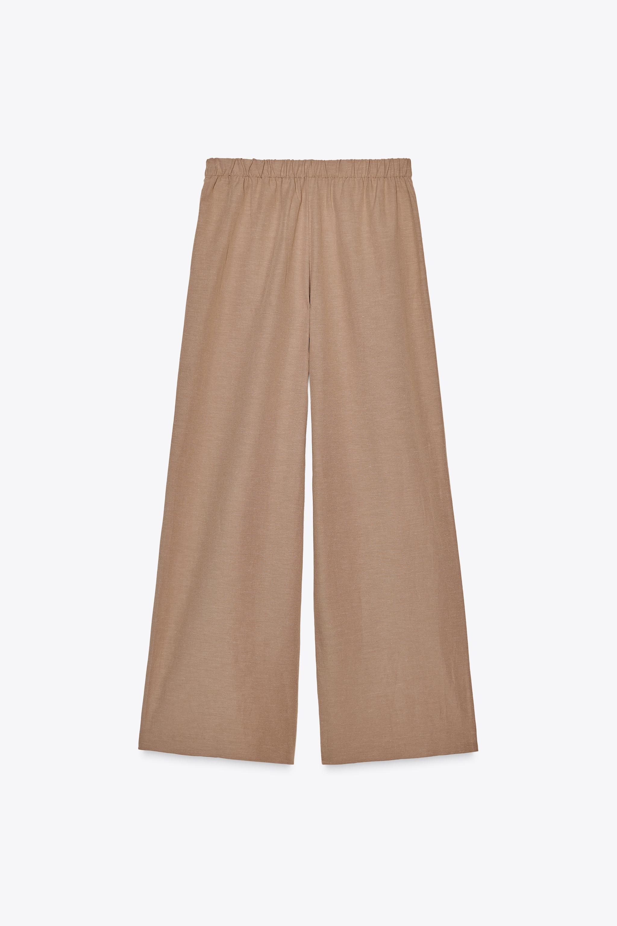 スペイン発送 ZARA プリントパラッツォパンツ セットアップも！ org.jpg