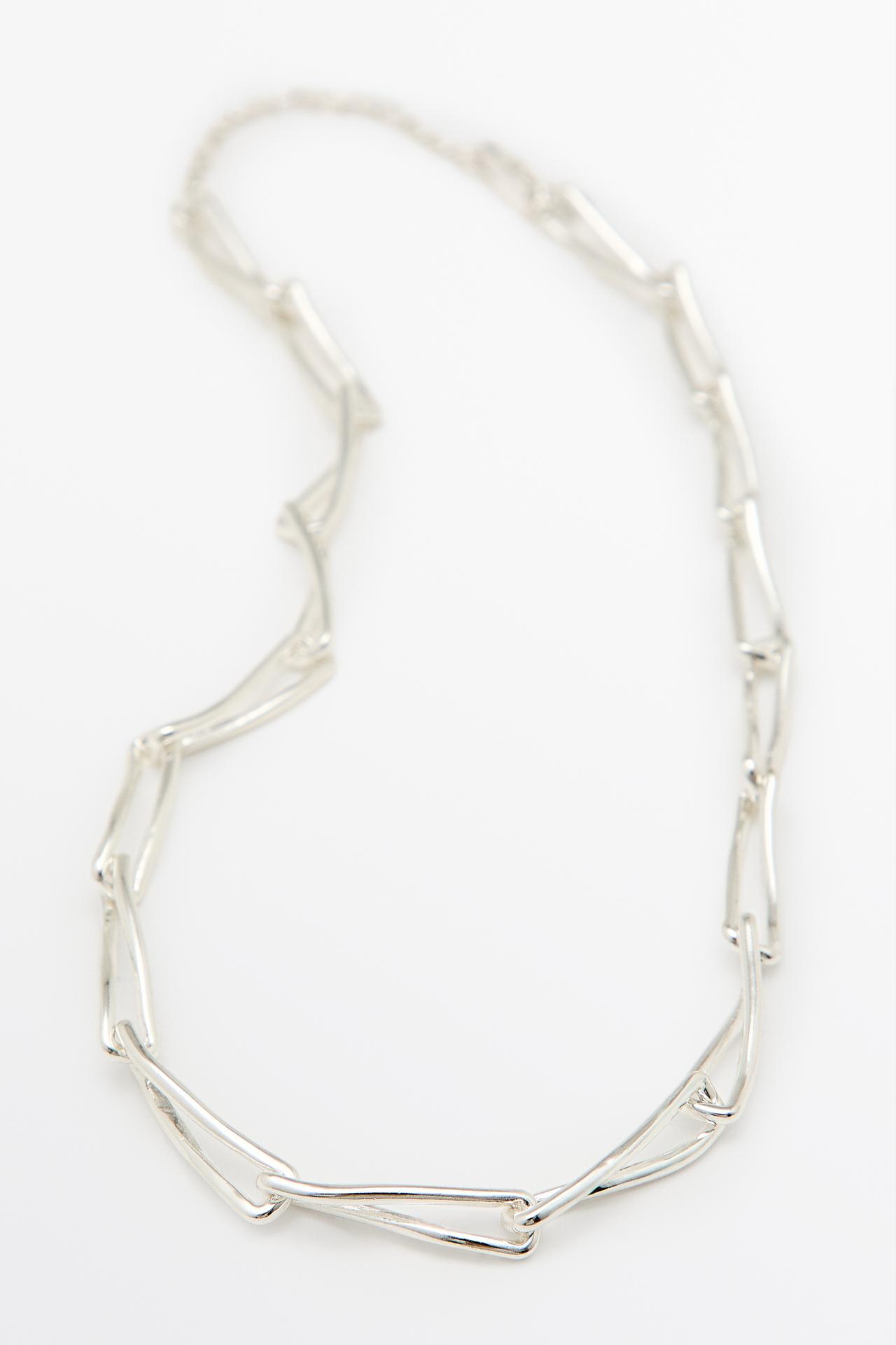 Long link necklace — Silver