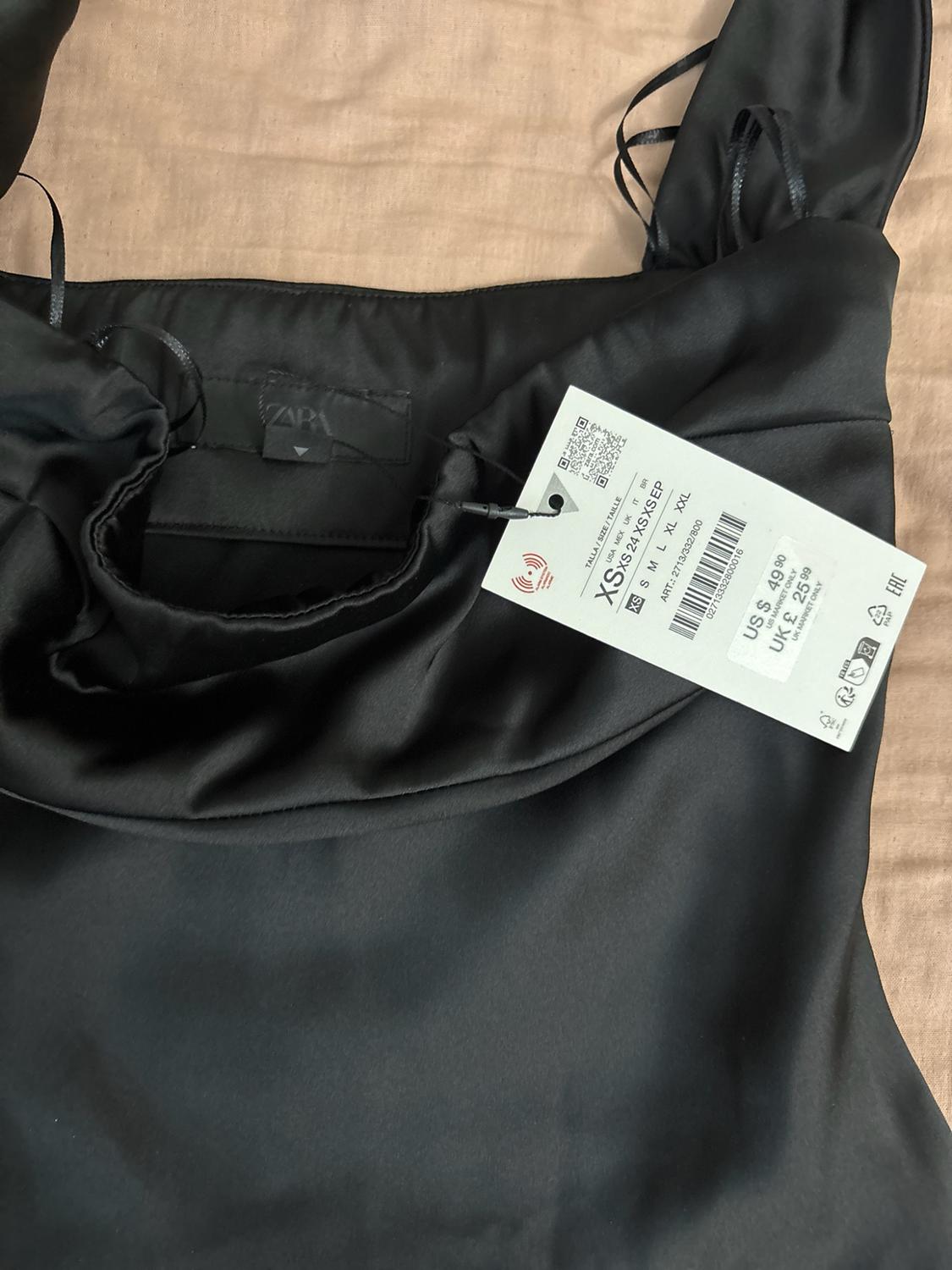 VESTIDO SATINADO FOULARD - Image 3