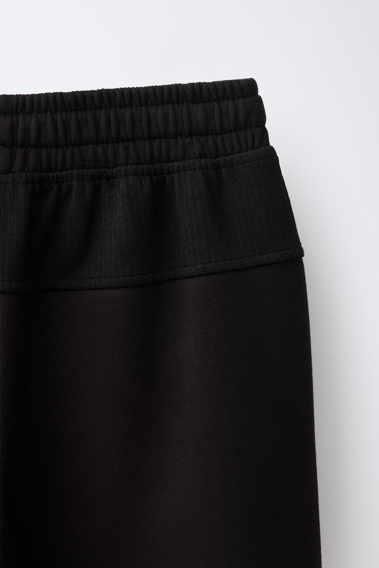 Детские брюки Zara Sporty Jogger, цвет: Чёрный — фото 4
