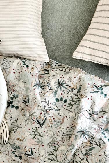 Zara CHILDREN’S SEA PRINT DUVET COVER - 多色