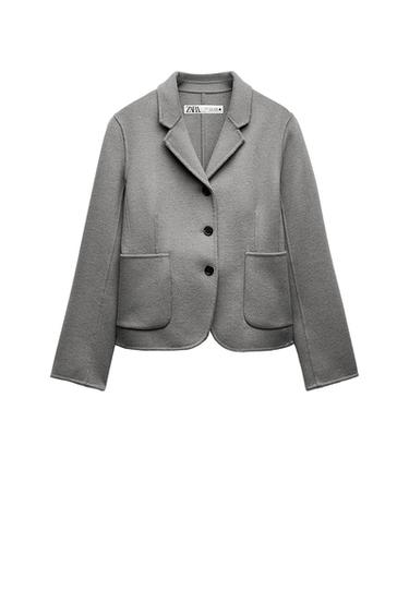 ZW COLLECTION DOUBLE-FACED FITTED BLAZER